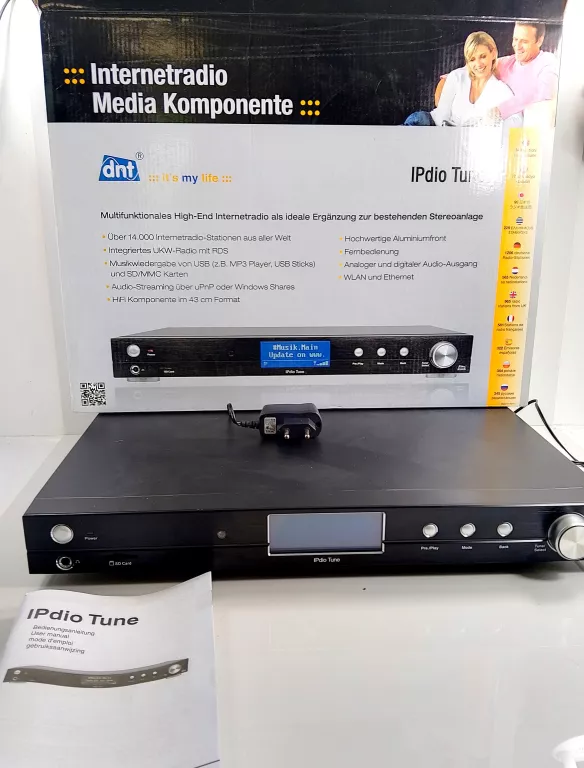 RADIO INTERNETOWE IPDIO TUNE + PUDEŁKO