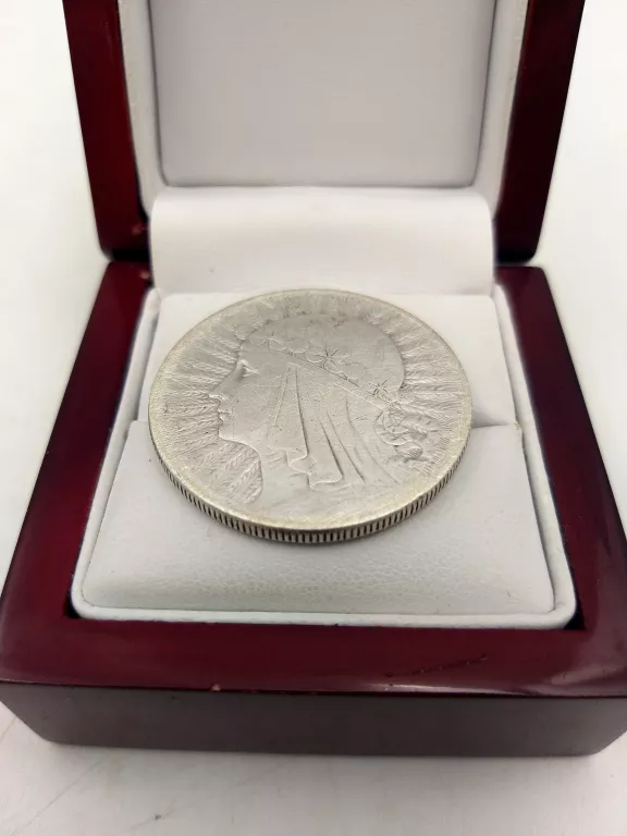 10 ZŁ - GŁOWA KOBIETY - 1932 B.Z. - SREBRO
