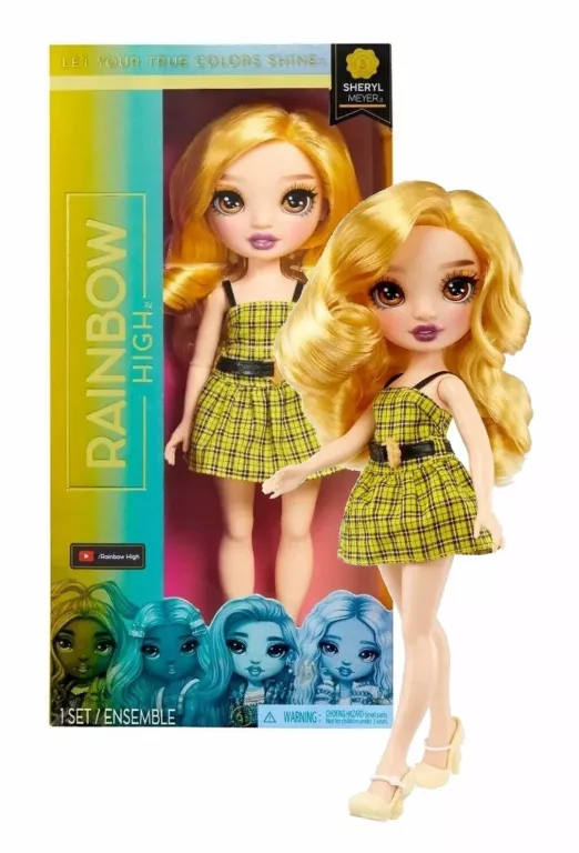 LALKA RAINBOW HIGH SHERYL MEYER FABRYCZNIE ZAPAKOWANA