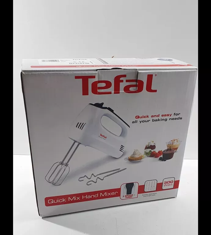 MIKSER RĘCZNY TEFAL HT3101 300 W BIAŁY PUD