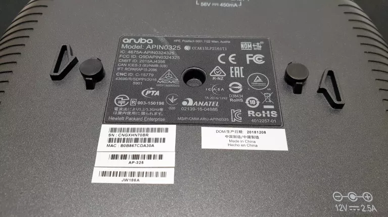 ACCESS POINT ARUBA APIN0325 + ZASILACZ