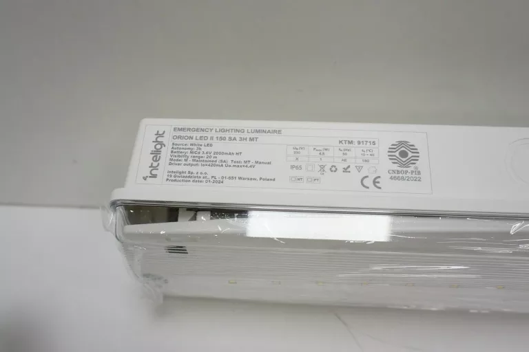 2 OPRAWY EWAKUACYJNE INTELIGHT ORION LED II 150 SA 3H MT