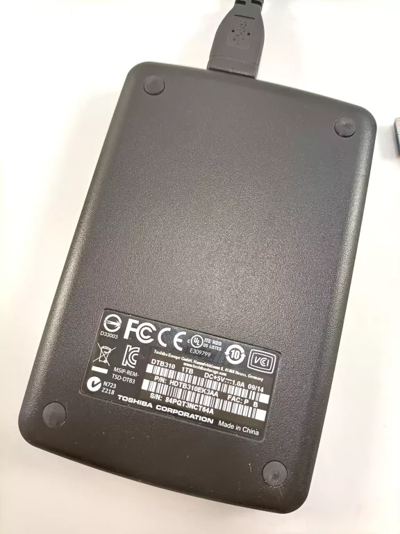 DYSK ZEWNĘTRZNY HDD TOSHIBA 1TB