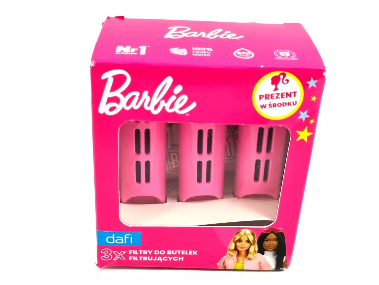 ZESTAW BARBIE 3 FILTRY DO BUTELKI FILTRUJĄCEJ DAFI SOFT I SOLID RÓŻOWY