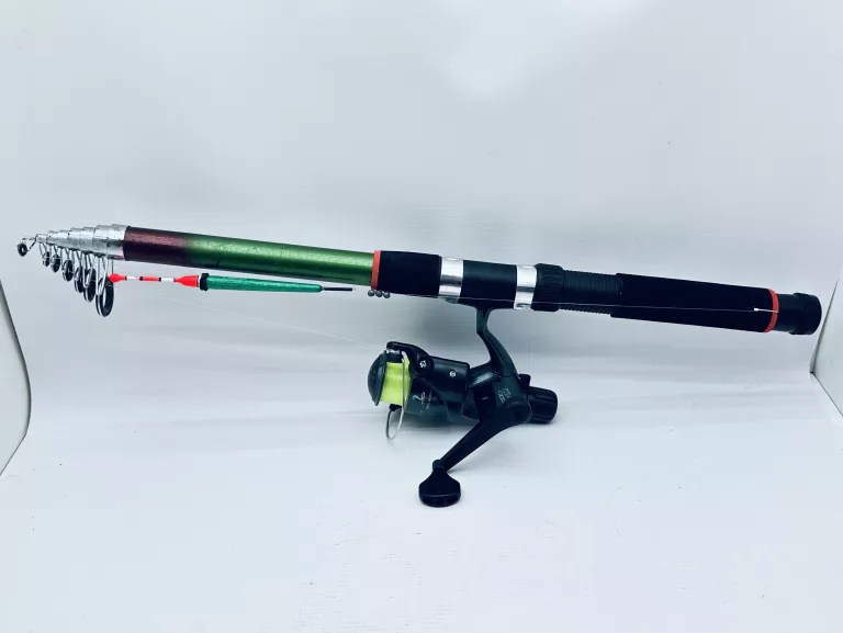 WĘDKA TELESKOPOWA + KOŁOWROTEK COBRA CB440