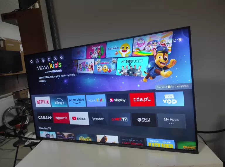 TELEWIZOR HISENSE 55" 4K QLED 55A7GQ PILOT BN