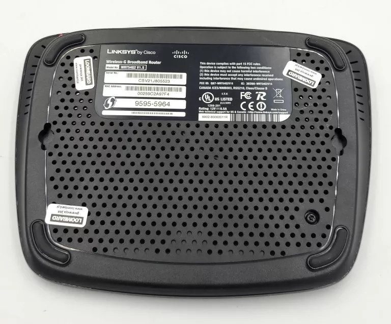 ROUTER CISCO LINKSYS WRT54G2 V1.5