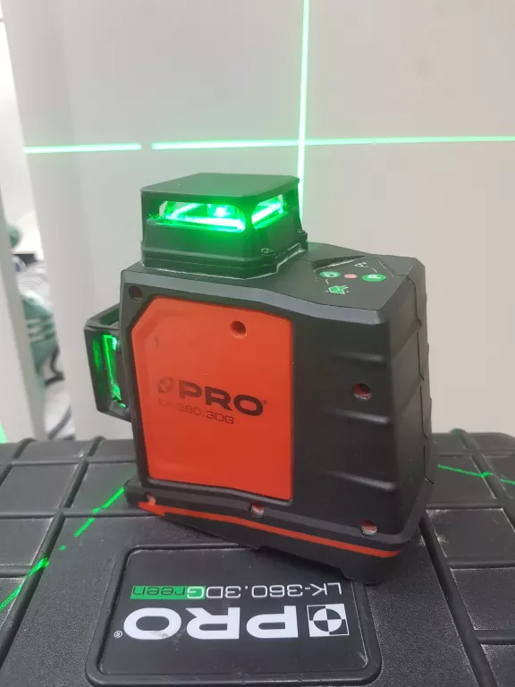 LASER KRZYŻOWY PRO LK-360.3DG WALIZKA KOMPLET OD LOMBARD TRZEBNICA