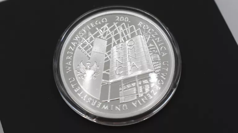 MONETA 10 ZŁ - 200. ROCZNICA UNIWERSYTETU WARSZAWSKIEGO - 2016 ROK