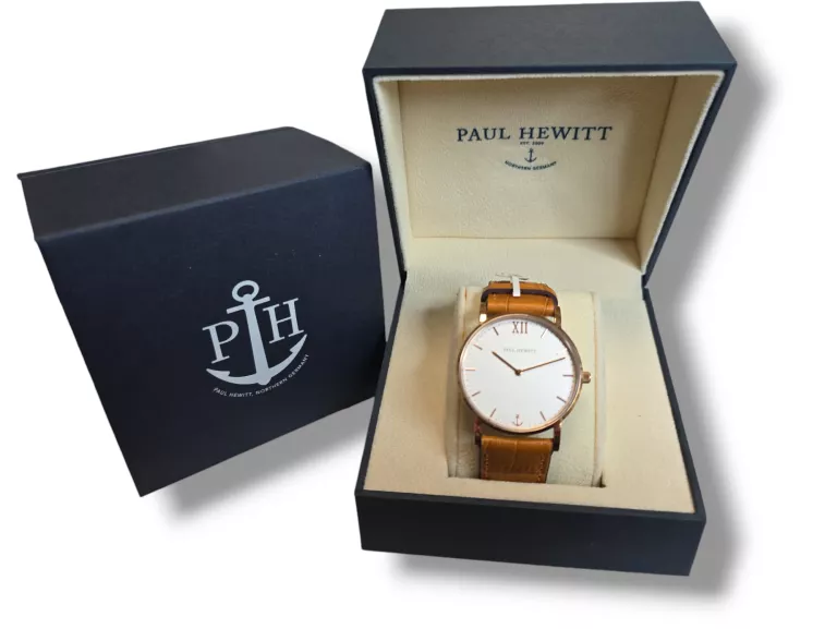 ZEGAREK PAUL HEWITT PH-SA-R-SM-W-16M BRĄZOWY PASEK