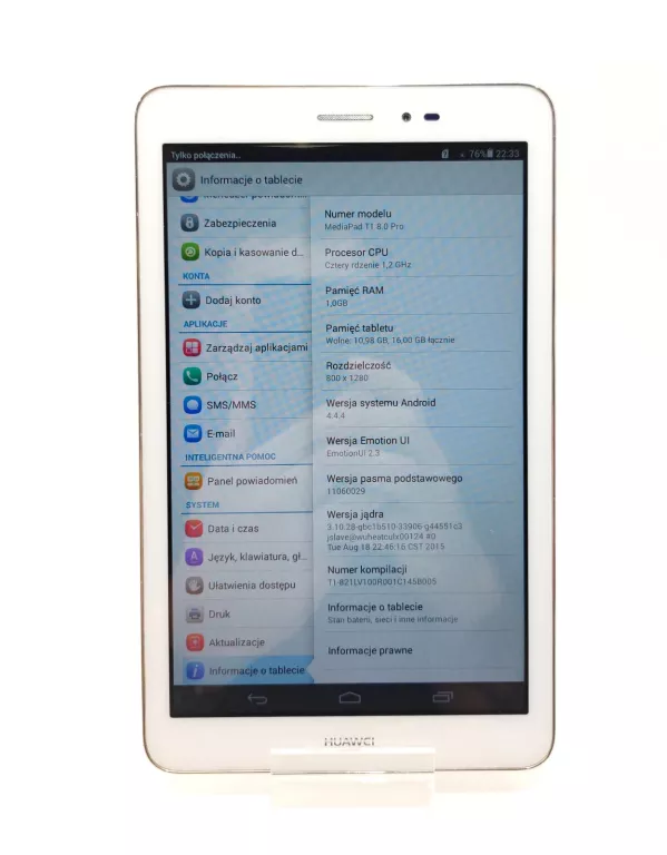 TABLET HUAWEI MEDIAPAD T1 8,0 PRO