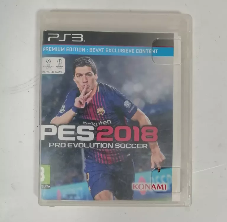 GRA PS3 PES 2018 PRO EVOLUTION SOCCER
