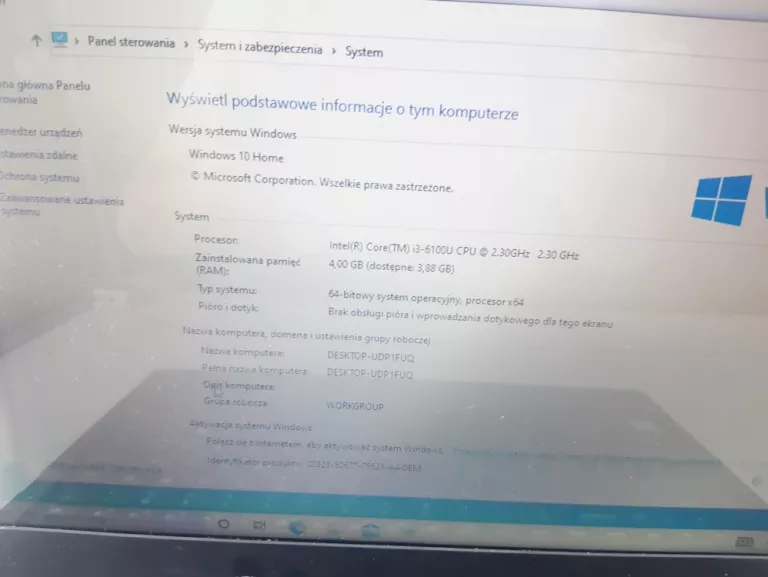 LAPTOP LENOVO IDEAPAD 110-15ISK 80UD