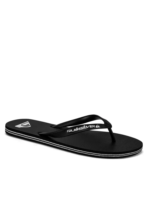 JAPONKI QUIKSILVER MOLOKAI CORE AQYL101325 KVJ1 CZARNY ROZM.42