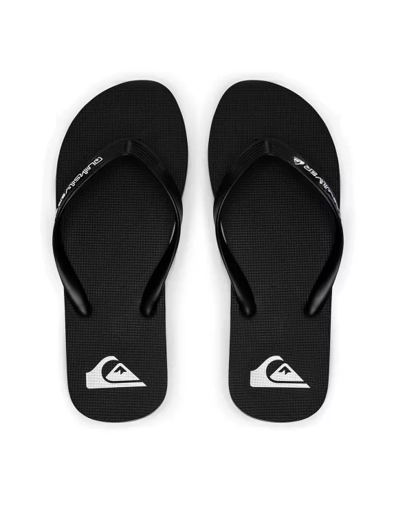 JAPONKI QUIKSILVER MOLOKAI CORE AQYL101325 KVJ1 CZARNY ROZM.42