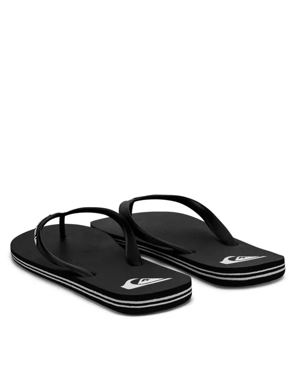 JAPONKI QUIKSILVER MOLOKAI CORE AQYL101325 KVJ1 CZARNY ROZM.42