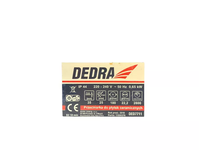 PRZECINARKA STOLIKOWA DEDRA DED 7711 650W 230V