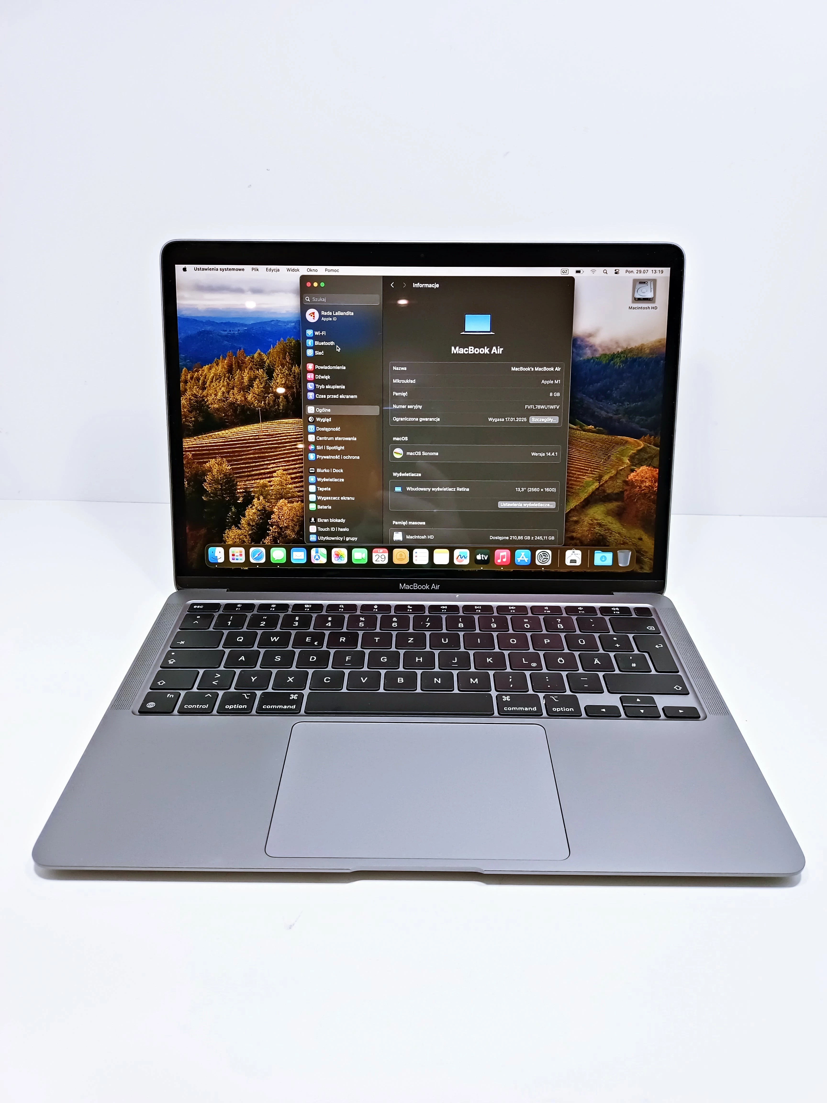 Apple MacBook Air 13インチ M1 8G 256MB Laptop Apple MacBook Air 13 M1 8GB 256SSD Retina Space Gray