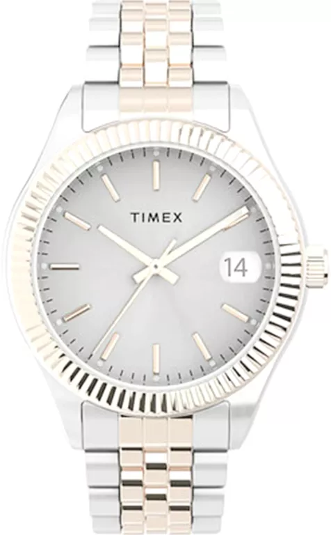 ZEGAREK DAMSKI TIMEX WATERBURY TW2T87000 SREBRNY 5 ATM