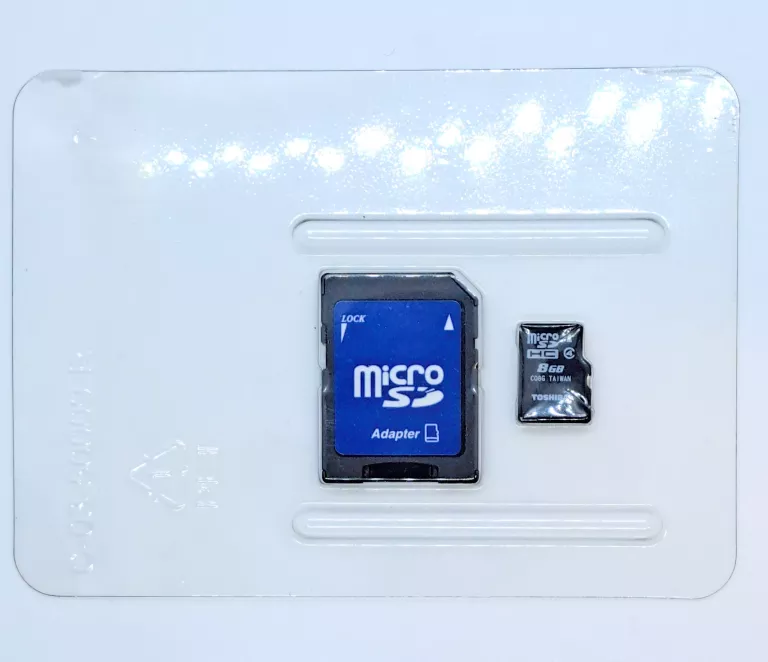 KARTA PAMIĘCI TOSHIBA 8GB + ADAPTER MICRO SD