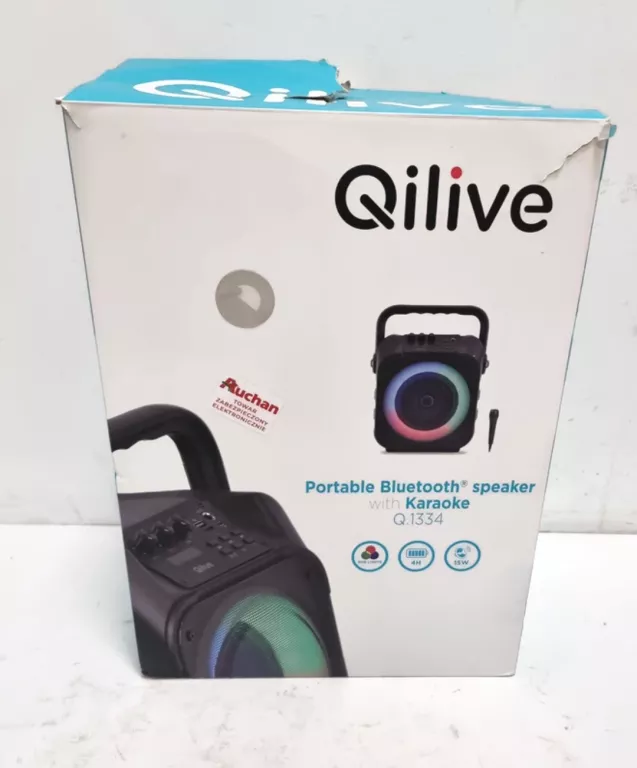 GŁOŚNIK PRZENOŚNY QILIVE Q1334 CZARNY 15W