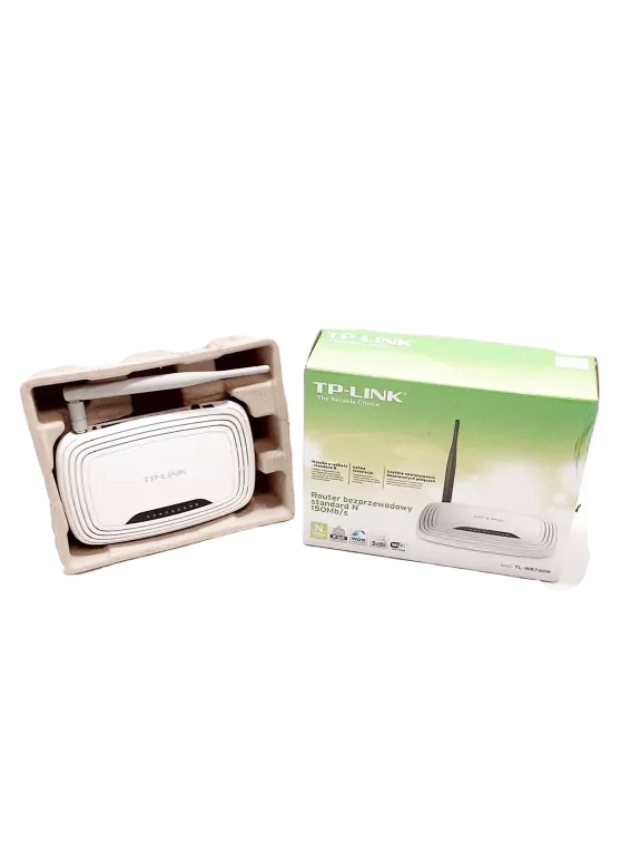 BEZPRZEWODOWY ROUTER TP LINK TL-WR740N, STANDARD N, 150MB/S OPIS!