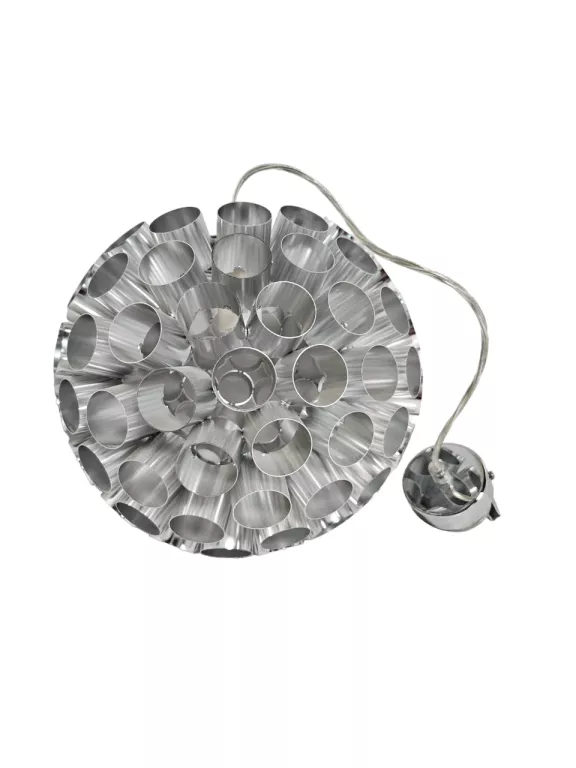 LAMPA ABAŻUR ŻYRANDOL Z RUREK ALUMINIOWA 220-240V E27