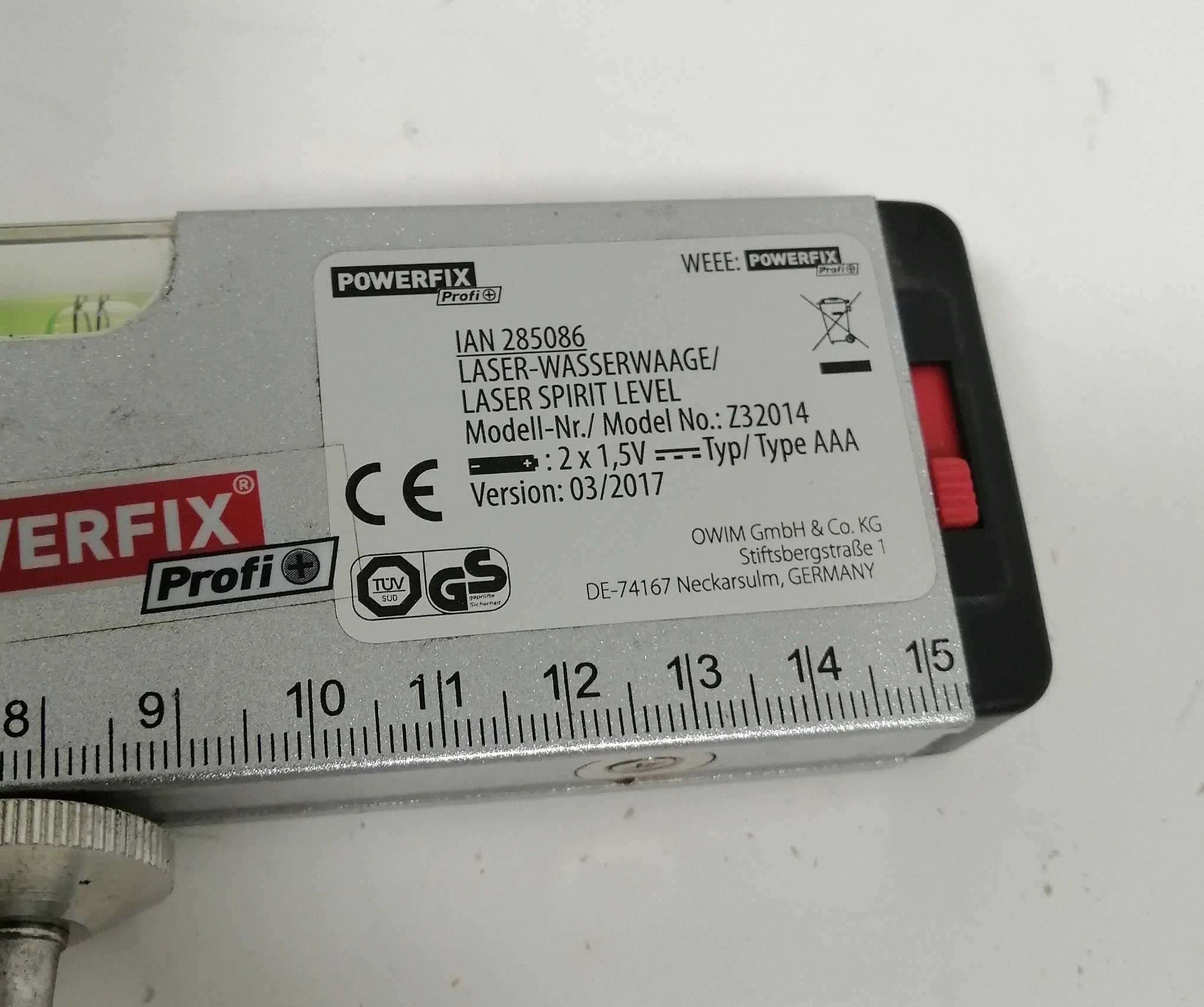 poziomica-ze-stojakiem-powerfix-ian285086-kod-producenta-powerfix-z32014