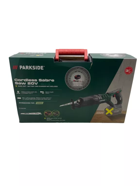 PIŁA SZABLASTA AKUMULATOROWA PARKSIDE + BRZESZCZOT