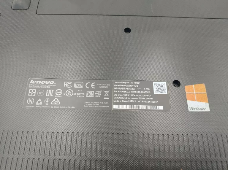 LAPTOP LENOVO IDEAPAD 100