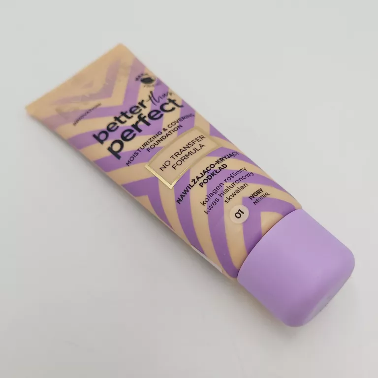 EVELINE BETTER THAN PERFECT NAWILŻAJĄCO-KRYJĄCY PODKŁAD 01 IVORY 30 ML