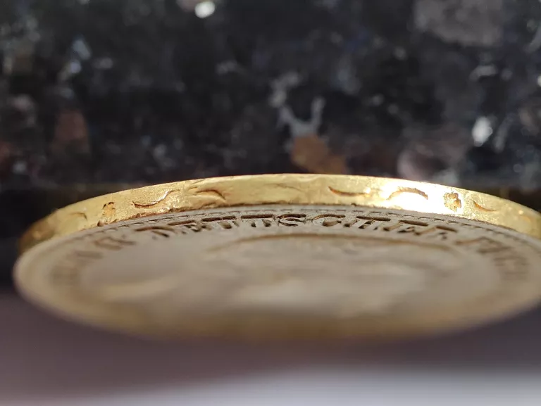 ZŁOTA MONETA 10 MAREK, WILHELM II, ZŁOTO 900, 3,94G