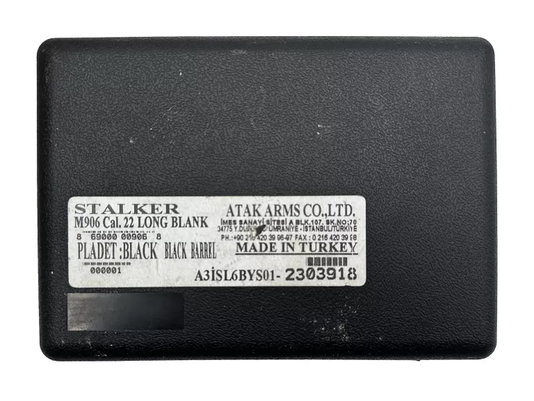 PISTOLET HUKOWY STRASZAK STALKER M906 KAL. DO 6 MM CZARNY + NABOJE + RACE
