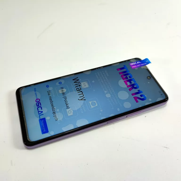 SMARTFON OSCAL TIGER 12 12 GB / 256 GB 4G (LTE) FIOLETOWY