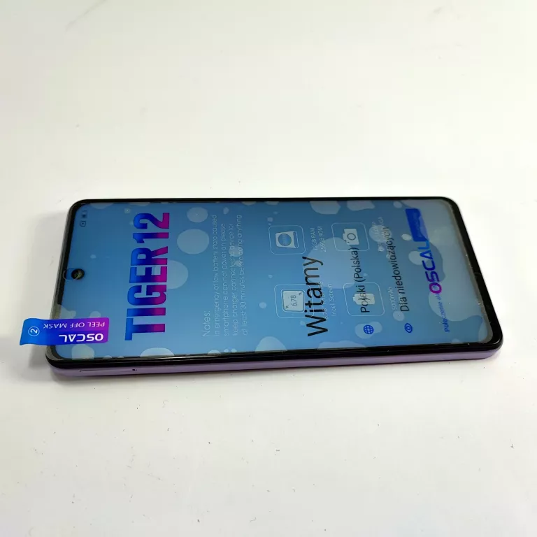 SMARTFON OSCAL TIGER 12 12 GB / 256 GB 4G (LTE) FIOLETOWY