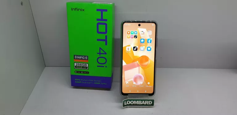 TELEFON INFINIX HOT 40I 256GB/16GB KOMPLET