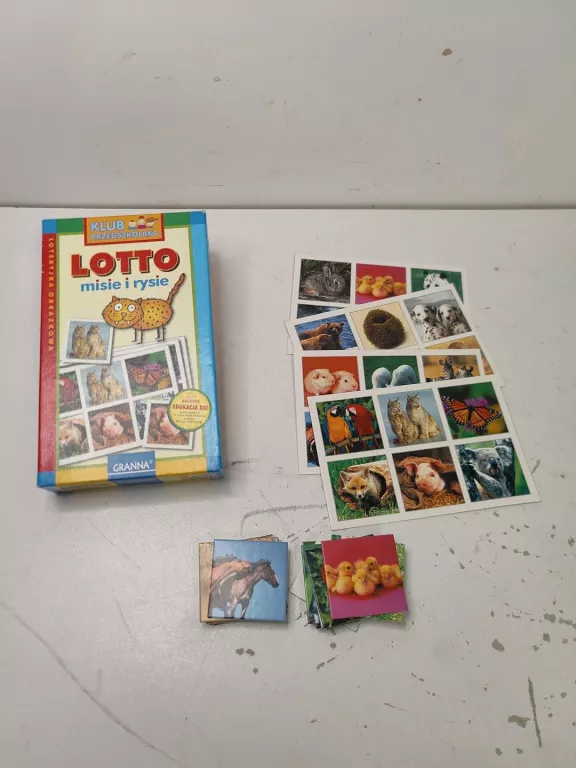 GRA KARCIANA GRANNA LOTTO MISIE I RYSIE