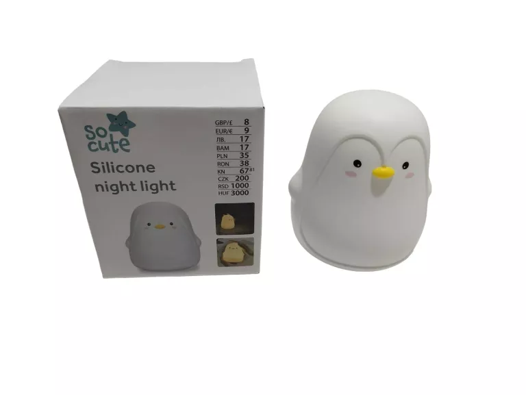 LAMPKA NOCNA DLA DZIECI SO CUTE SILIKONOWA