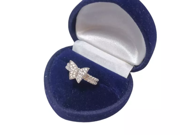 srebro-sliczny-pierscionek-z-motylkiem-rodzaj-2205-2