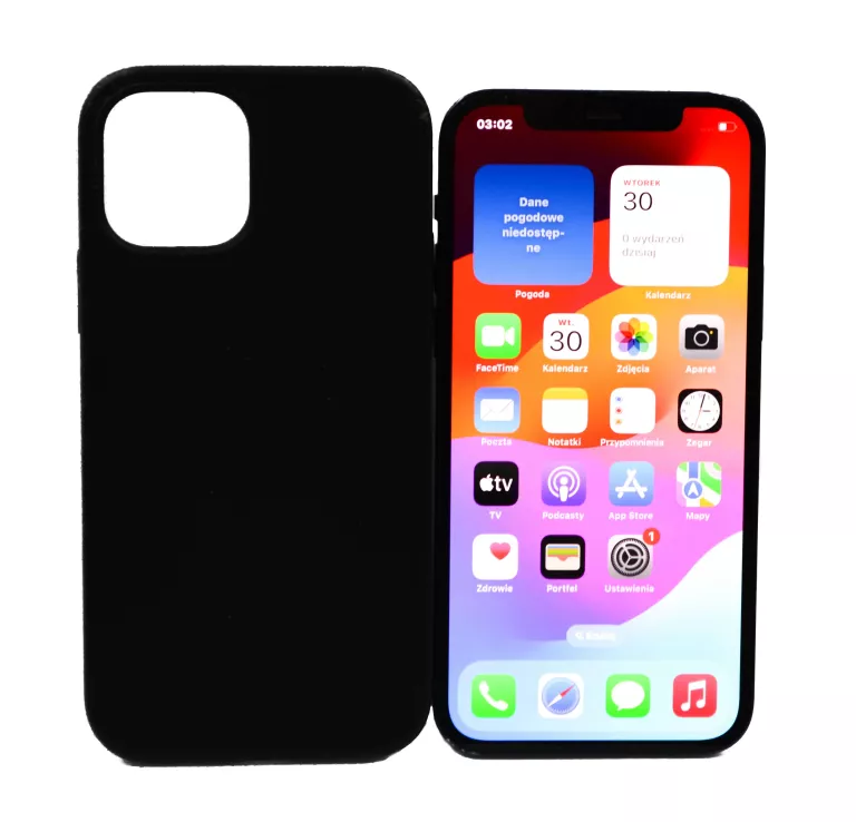 TELEFON IPHONE 12 4 GB / 64 GB 88% BATERII + ETUI