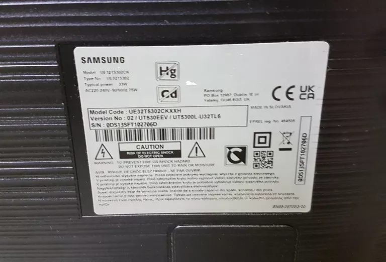 TELEWIZOR SAMSUNG UE32T5302 32" LED FULL HD TIZEN DVB-T2 PILOT