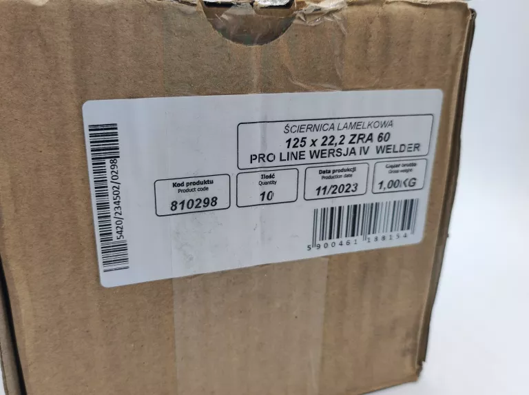 ŚCIERNICA LAMELKOWA PROLINE ZRA 60 10SZT.