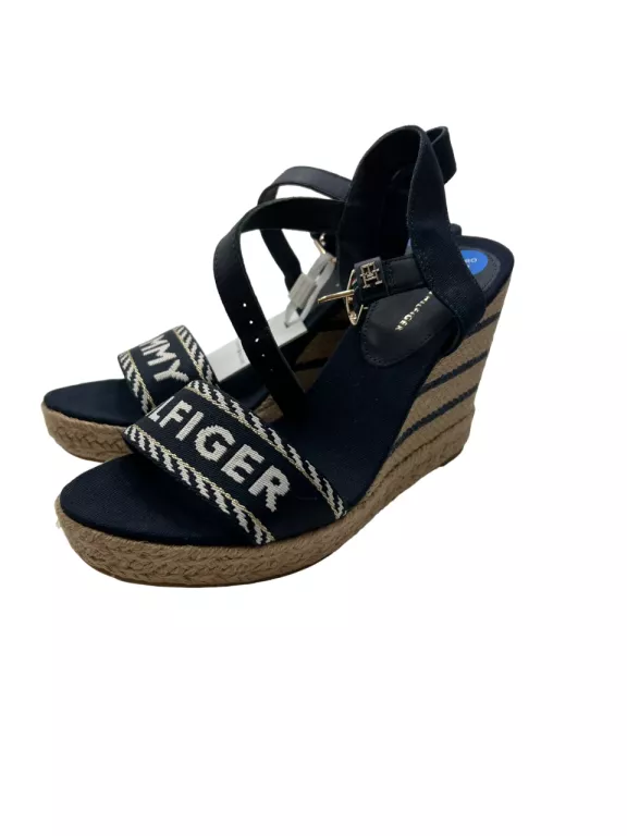BUTY NA KOTURNIE TOMMY HILFIGER DAMSKIE SANDAŁY / R39