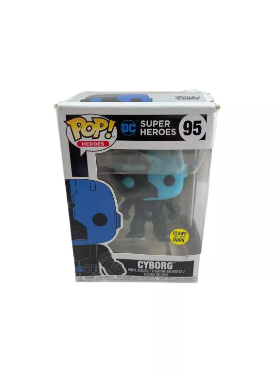 FUNKO POP CYBORG SILHOUETTE GITD W/CHASE DC SUPER HEROS