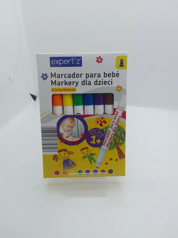 ZESTAW MARKERÓW DLA DZIECI EXPERTZ 8SZT