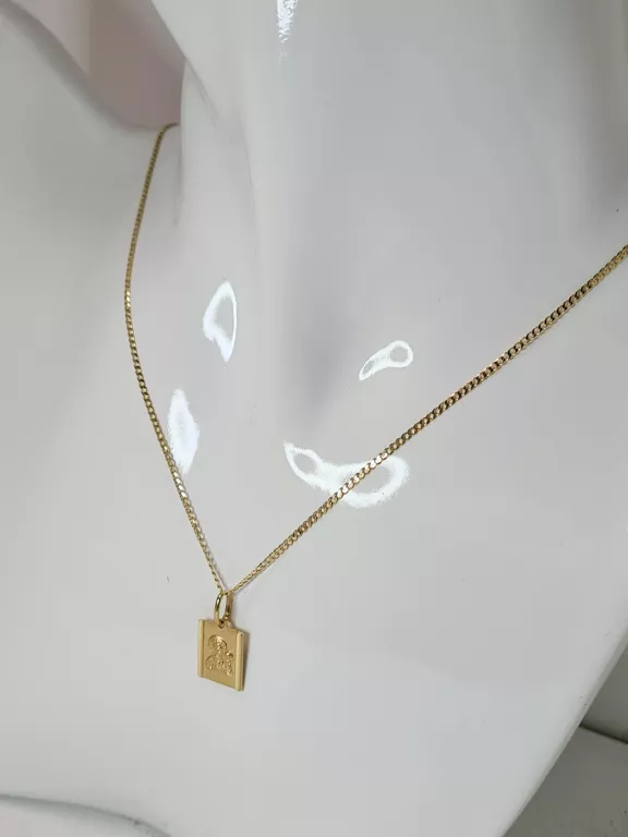 zloty-lancuszek-z-medalikiem-585-stan-uzywany