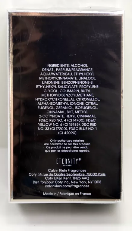 CALVIN KLEIN ETERNITY FLAME