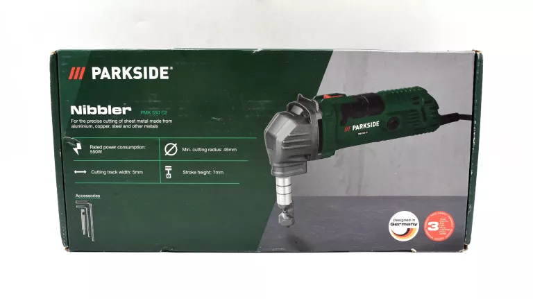 ELEKTRYCZNE NOŻYCE DO BLACHY PARKSIDE PMK 550 C2 1,6 MM (PG)