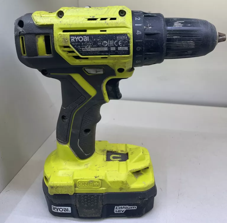 ZESTAW WIERTARKO-WKRĘTAREK RYOBI R18DD3 + RYOBI R18DD4 +2X ŁADOWARKA
