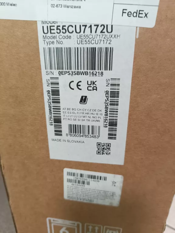 TELEWIZOR SAMSUNG UE55CU7172U